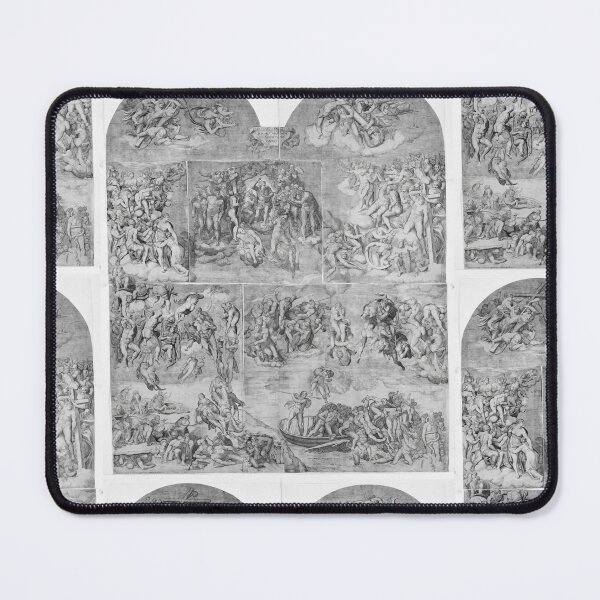 Item preview, The Last Judgment Engraving After Michelangelo designed and sold by artofuniverse.