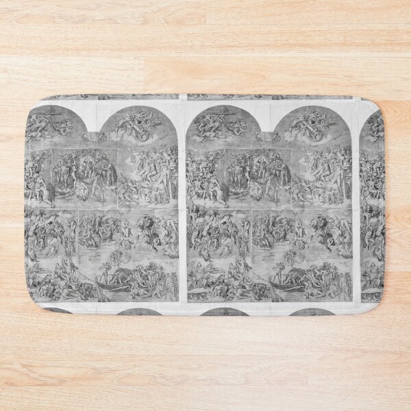 Item preview, The Last Judgment Engraving After Michelangelo designed and sold by artofuniverse.