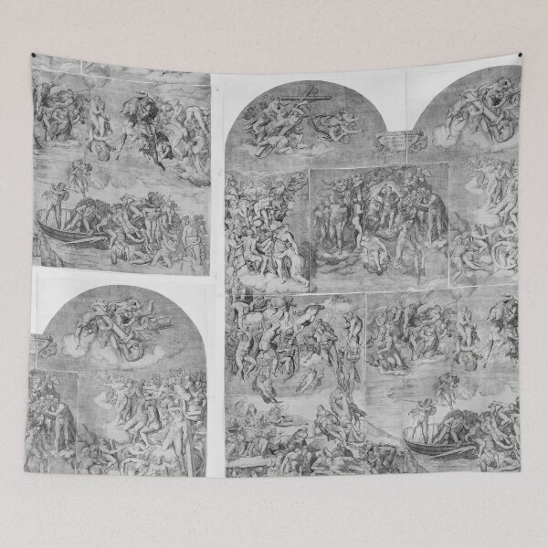 Item preview, The Last Judgment Engraving After Michelangelo designed and sold by artofuniverse.