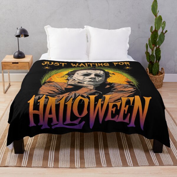 Item preview, Funny Just Waiting For Halloween , Funny Horror Character, Horror Halloween sublimation /Scary movie, designed and sold by Amelia ART G.