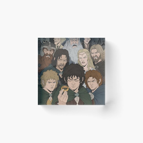 Item preview, The Fellowship of the Ring | Lord of the Rings Unofficial Fan Art designed and sold by My Artprintz.