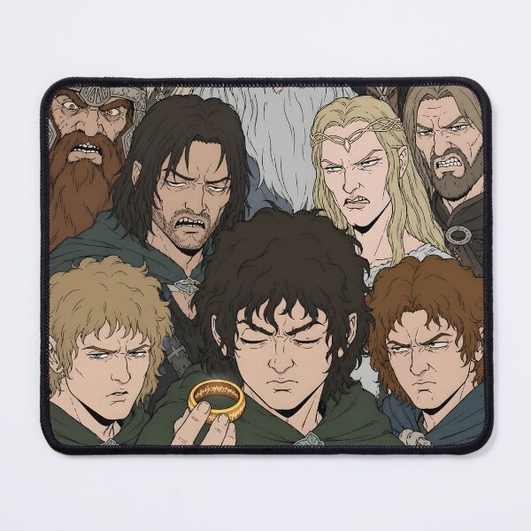 Item preview, The Fellowship of the Ring | Lord of the Rings Unofficial Fan Art designed and sold by My Artprintz.