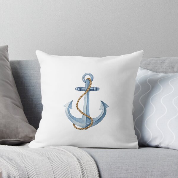 Item preview, Vintage Watercolor Anchor Nautical Illustration designed and sold by Ramona-Gliga.