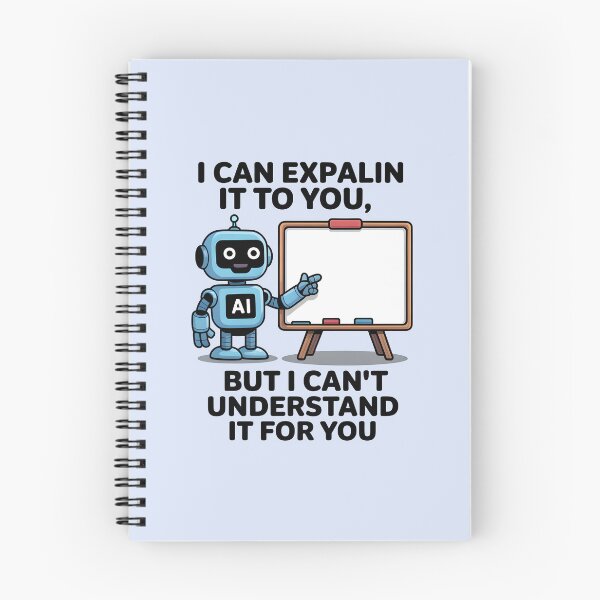 Item preview, I Can Explain It to You, But I Can’t Understand It for You – Funny AI Humor designed and sold by Jollys-ArtShop.
