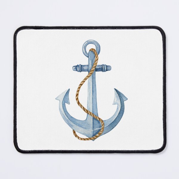 Item preview, Vintage Watercolor Anchor Nautical Illustration designed and sold by Ramona-Gliga.