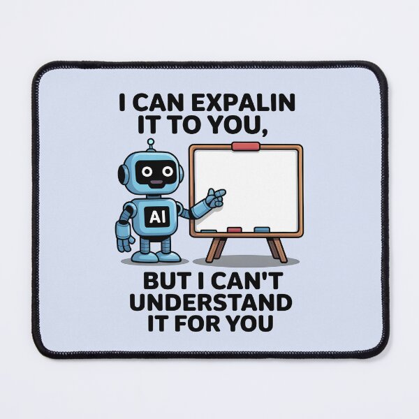 Item preview, I Can Explain It to You, But I Can’t Understand It for You – Funny AI Humor designed and sold by Jollys-ArtShop.