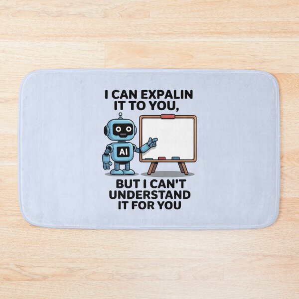 Item preview, I Can Explain It to You, But I Can’t Understand It for You – Funny AI Humor designed and sold by Jollys-ArtShop.