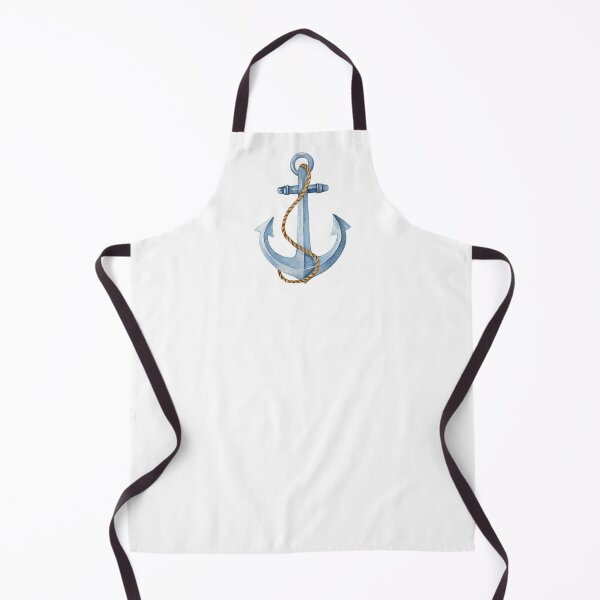 Item preview, Vintage Watercolor Anchor Nautical Illustration designed and sold by Ramona-Gliga.