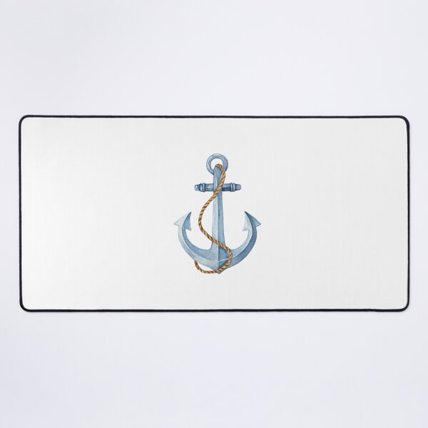 Item preview, Vintage Watercolor Anchor Nautical Illustration designed and sold by Ramona-Gliga.