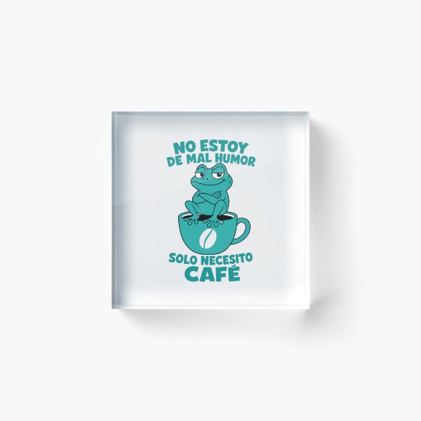 Item preview, Rana Cafe Mal Humor Frase designed and sold by NullSpacePrints.