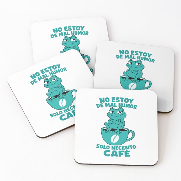 Aperçu de l'œuvre Rana Café Mal Humour Frase créée et vendue par NullSpacePrints.