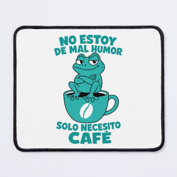 Item preview, Rana Cafe Mal Humor Frase designed and sold by NullSpacePrints.