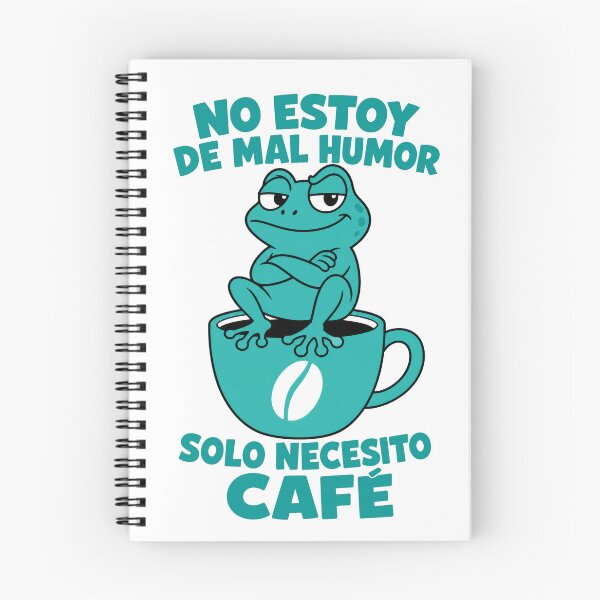 Artikelvorschau, Rana Cafe Mal Humor Frase entworfen und verkauft von NullSpacePrints.