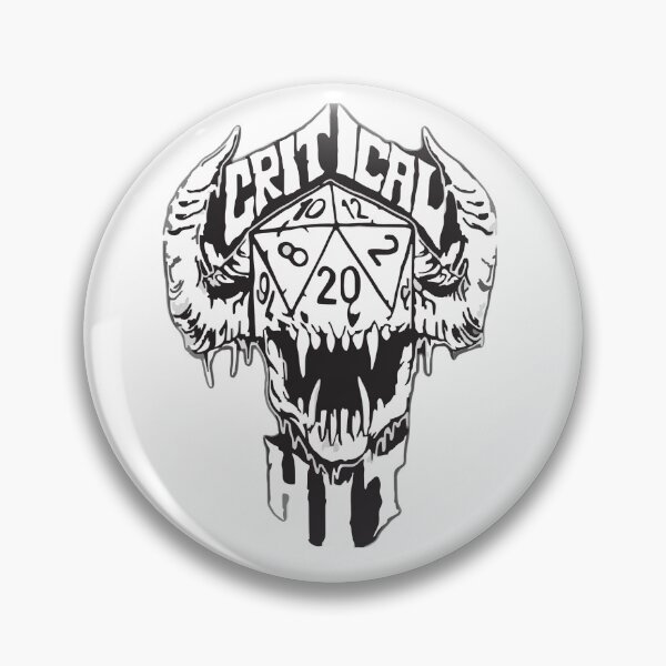 Item preview, Critical Hit Demon Skull Dark Fantasy Gaming Artwork designed and sold by DawnColony.
