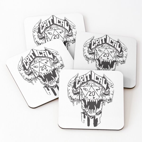 Item preview, Critical Hit Demon Skull Dark Fantasy Gaming Artwork designed and sold by DawnColony.