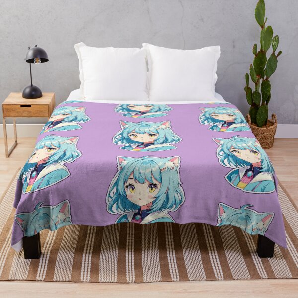 Item preview, Aoi – Little Cat Dreamer | Kawaii Cat Girl Anime Art designed and sold by bella-rosa87.
