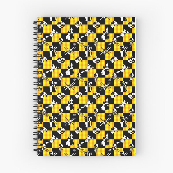 Item preview, Orange and Black Gingham Check Halloween Pattern designed and sold by Creepyhollow.