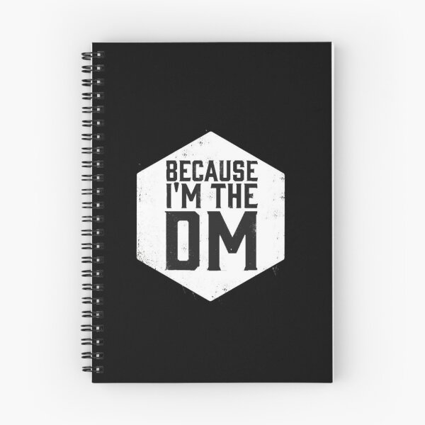 Item preview, Because I'm the DM Funny Dungeons and Dragons Gaming Artwork designed and sold by DawnColony.