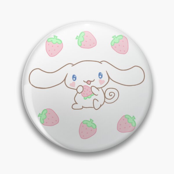 Item preview, Cinnamoroll Loves Strawberries designed and sold by Pretty Little Pinko.