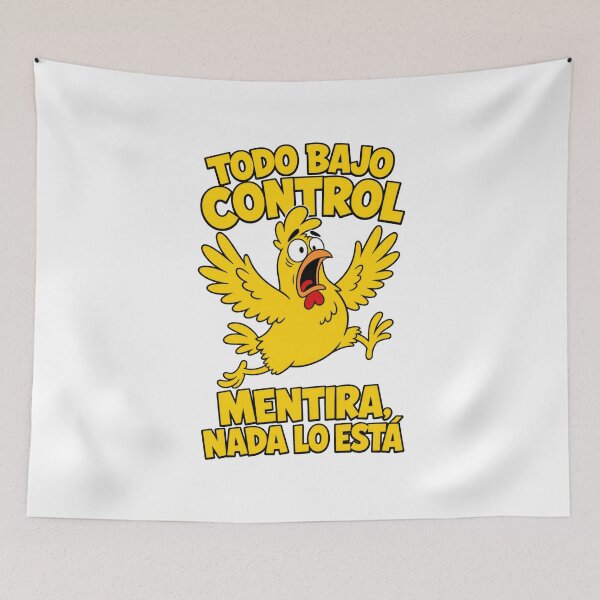 Item preview, Pollo Panico Todo Bajo Control designed and sold by NullSpacePrints.