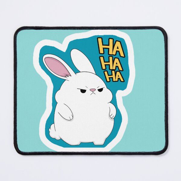 Item preview, Angry Grumpy White Bunny Funny Sarcastic Quote Shirt designed and sold by MariaPCMaria.