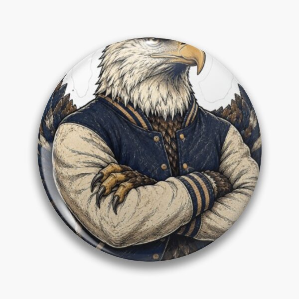 Item preview, Vintage Varsity Bald Eagle designed and sold by Snurly.