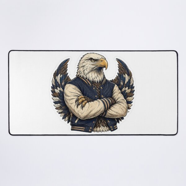 Item preview, Vintage Varsity Bald Eagle designed and sold by Snurly.