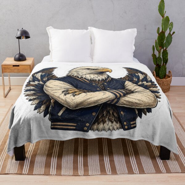 Item preview, Vintage Varsity Bald Eagle designed and sold by Snurly.
