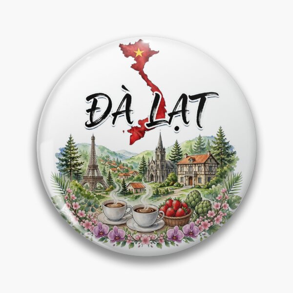 Item preview, Da Lat Vietnam Highland City Coffee Strawberries designed and sold by Danh Style.