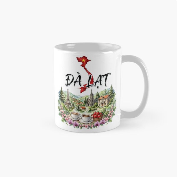 Item preview, Da Lat Vietnam Highland City Coffee Strawberries designed and sold by Danh Style.