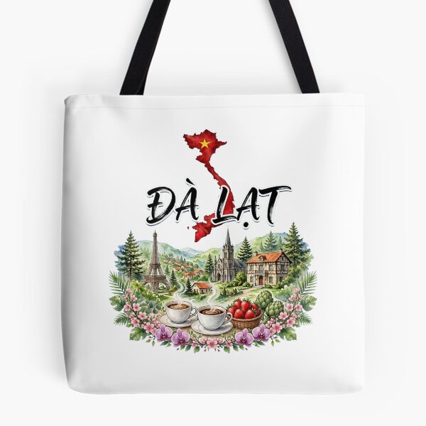 Item preview, Da Lat Vietnam Highland City Coffee Strawberries designed and sold by Danh Style.