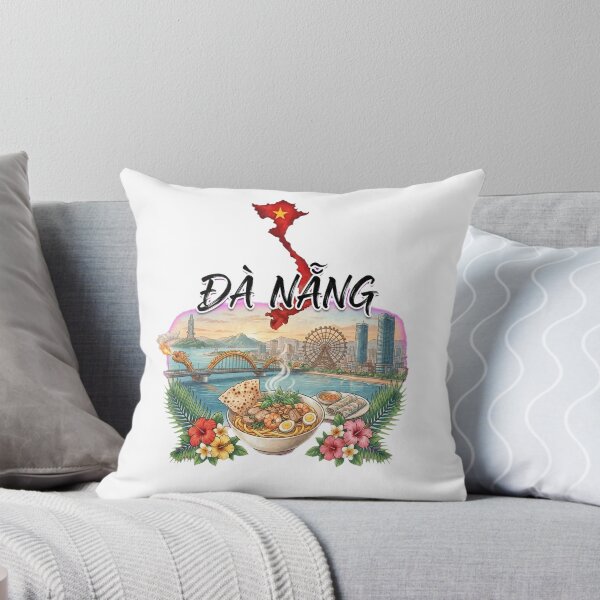Item preview, Da Nang Vietnam City Skyline Dragon Bridge designed and sold by Danh Style.