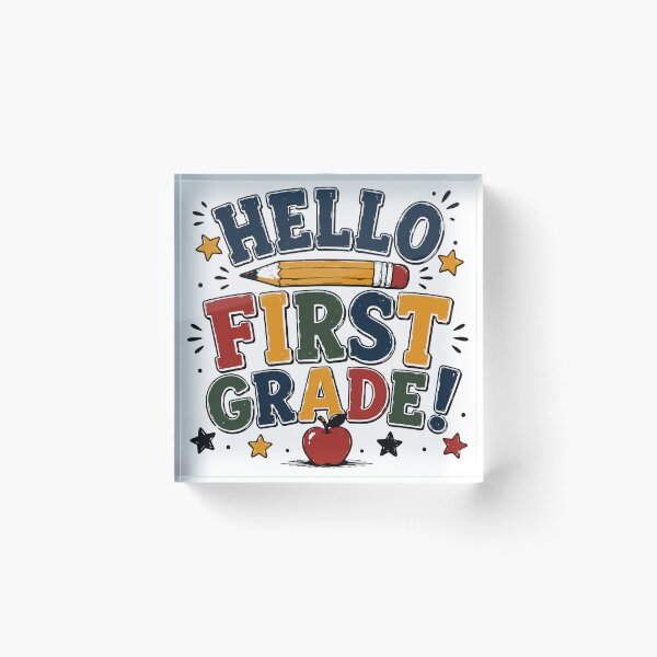 Item preview, Hello First Grade T-Shirt | First Day of 1st Grade Back to School Shirt designed and sold by Sunday.Supply.