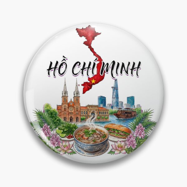 Item preview, Ho Chi Minh City Vietnam Saigon Skyline designed and sold by Danh Style.