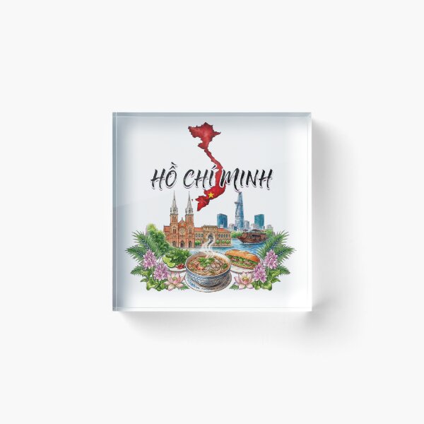 Item preview, Ho Chi Minh City Vietnam Saigon Skyline designed and sold by Danh Style.
