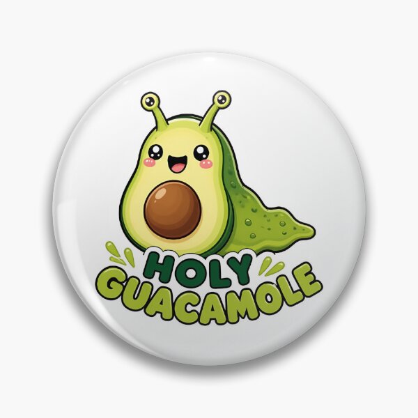 Item preview, Cute Avocado Slug Holy Guacamole Kawaii Pun designed and sold by RareVisuals.