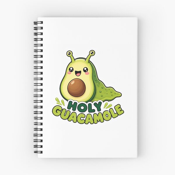 Item preview, Cute Avocado Slug Holy Guacamole Kawaii Pun designed and sold by RareVisuals.