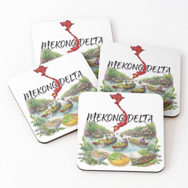 Item preview, Mekong Delta Vietnam River Floating Market designed and sold by Danh Style.