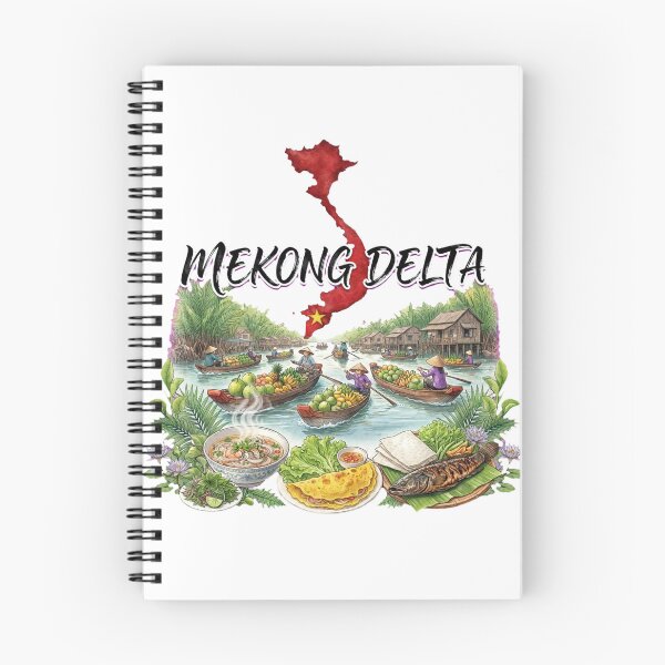 Item preview, Mekong Delta Vietnam River Floating Market designed and sold by Danh Style.