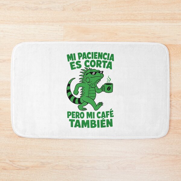 Item preview, Iguana Cafe Paciencia Corta Frase designed and sold by NullSpacePrints.