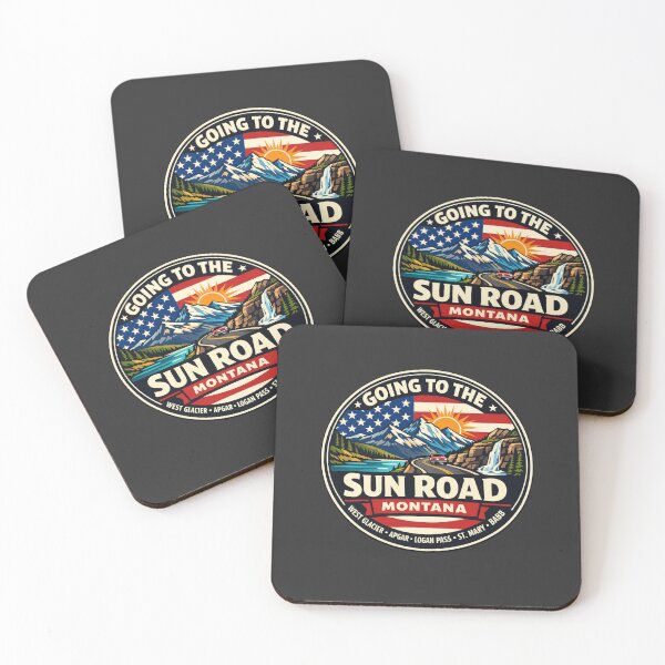 Item preview, Going To The Sun Road Montana Glacier National Park Scenic Drive Badge designed and sold by jeshands.