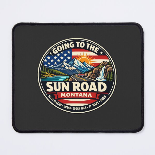 Item preview, Going To The Sun Road Montana Glacier National Park Scenic Drive Badge designed and sold by jeshands.