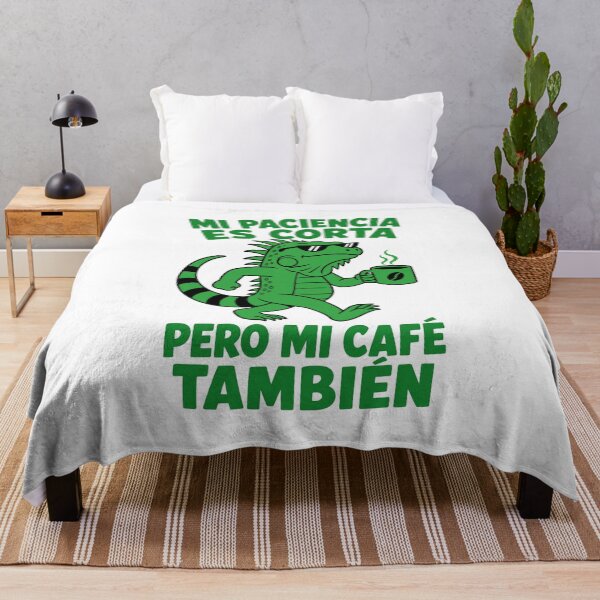 Item preview, Iguana Cafe Paciencia Corta Frase designed and sold by NullSpacePrints.