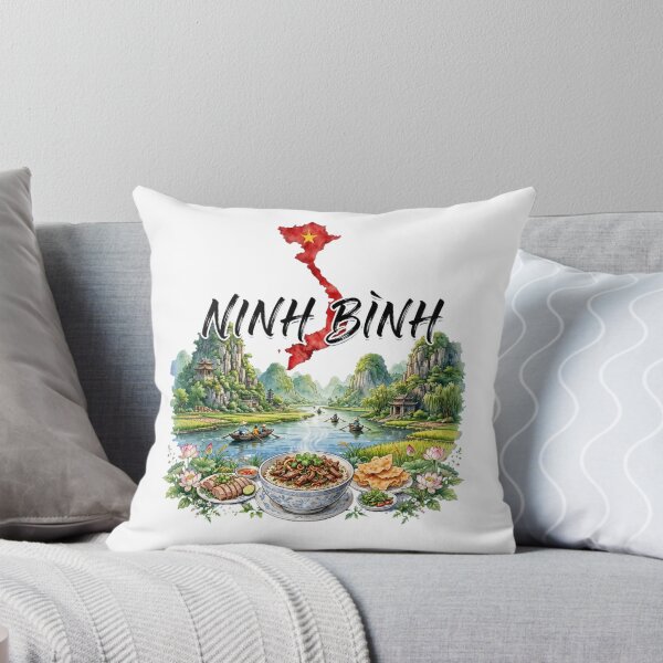 Item preview, Ninh Binh Vietnam Limestone Mountains River Boat designed and sold by Danh Style.