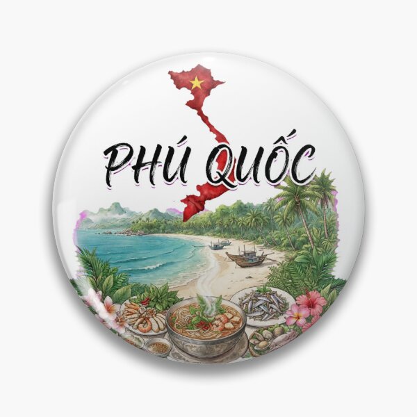 Item preview, Phu Quoc Island Vietnam Tropical Beach Palm Trees designed and sold by Danh Style.