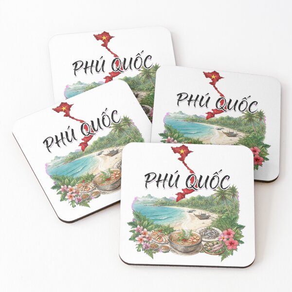 Item preview, Phu Quoc Island Vietnam Tropical Beach Palm Trees designed and sold by Danh Style.