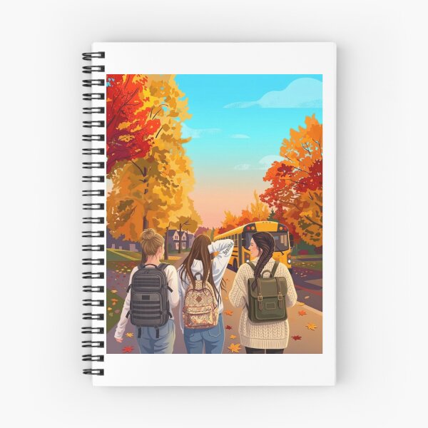 Item preview, Back To School Fall Foliage Illustration designed and sold by junkyartist.