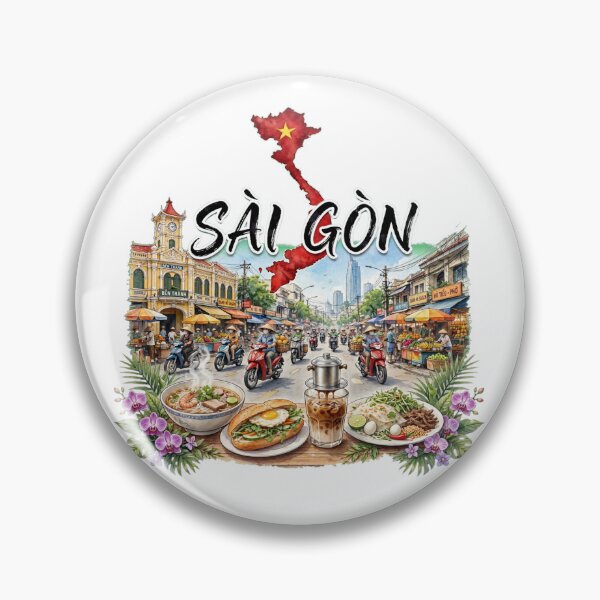 Item preview, Saigon Vietnam Ben Thanh Market Scooter Traffic designed and sold by Danh Style.