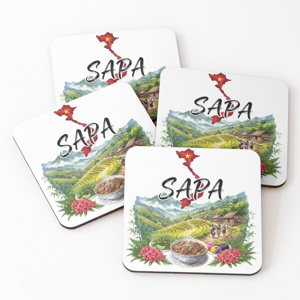 Item preview, Sapa Vietnam Rice Terraces Mountain Landscape designed and sold by Danh Style.