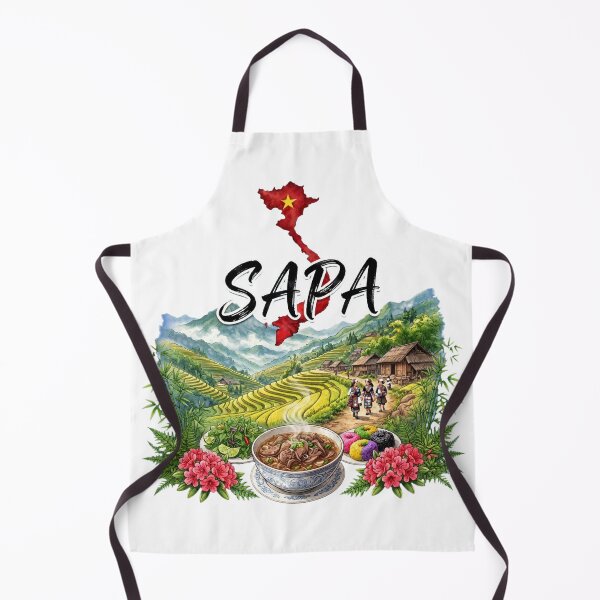 Item preview, Sapa Vietnam Rice Terraces Mountain Landscape designed and sold by Danh Style.